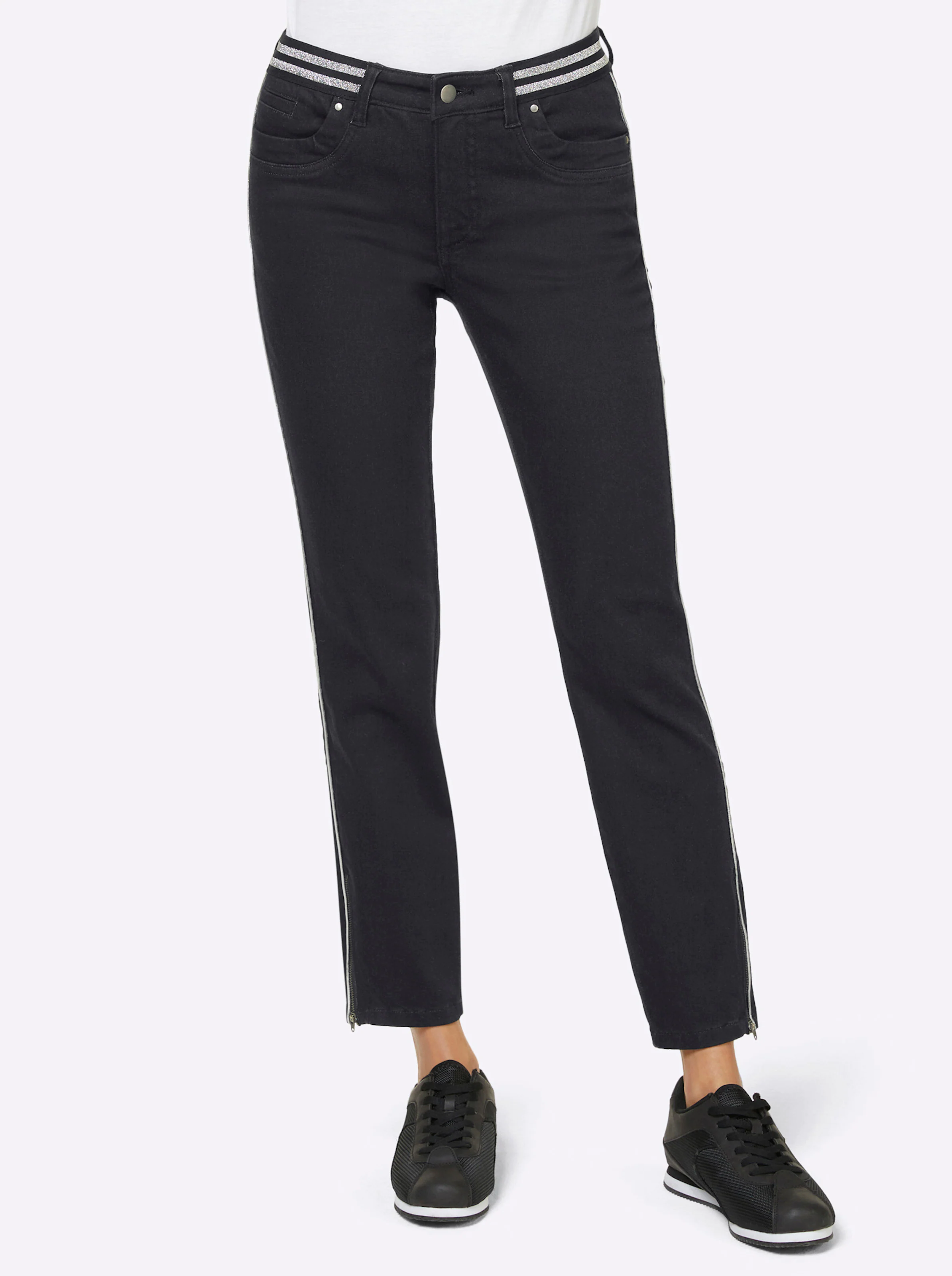 Jeans in schwarz