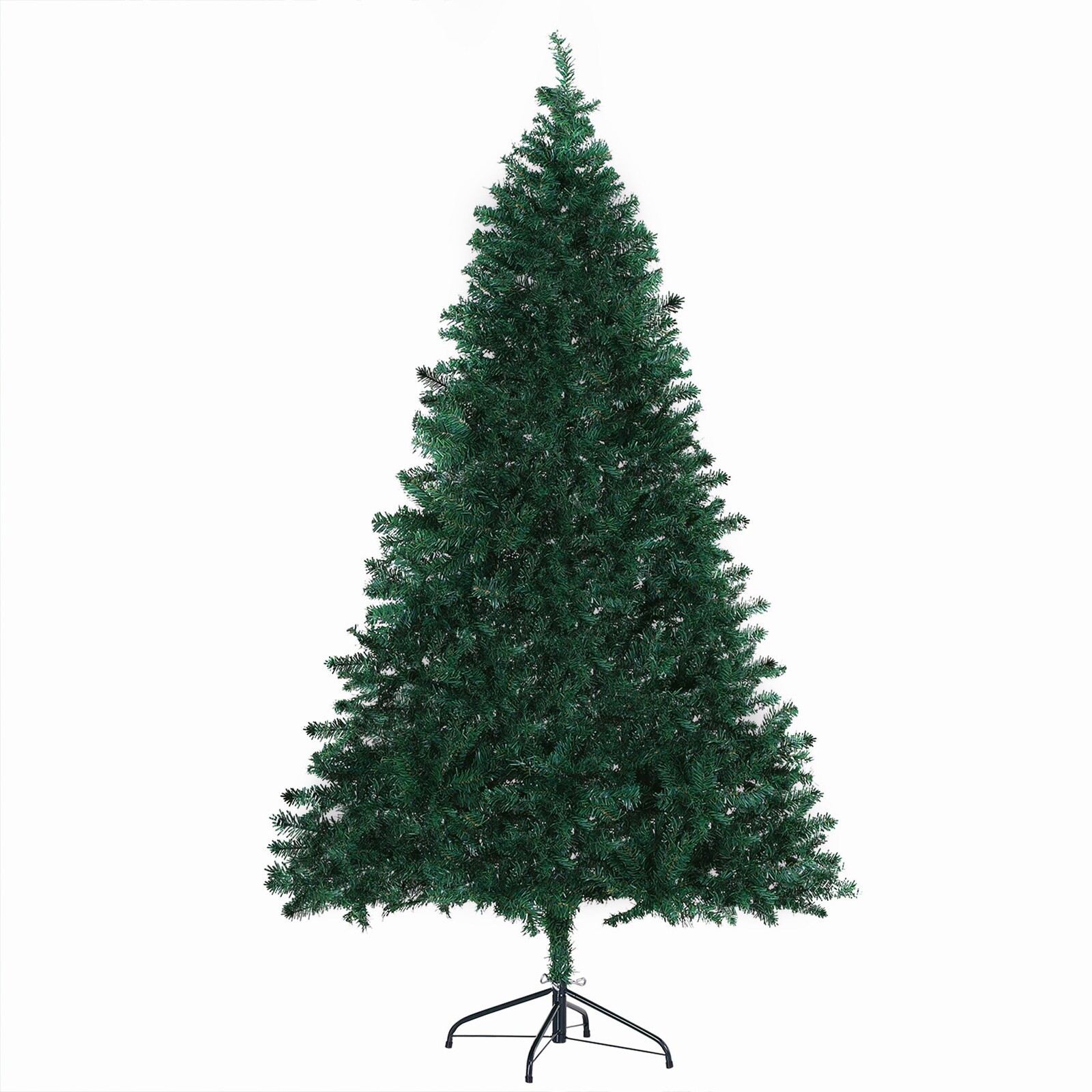 HOMCOM Künstlicher Weihnachtsbaum mit 1000 Spitzen und Standfuß grün 102 x 180 cm (ØxH)