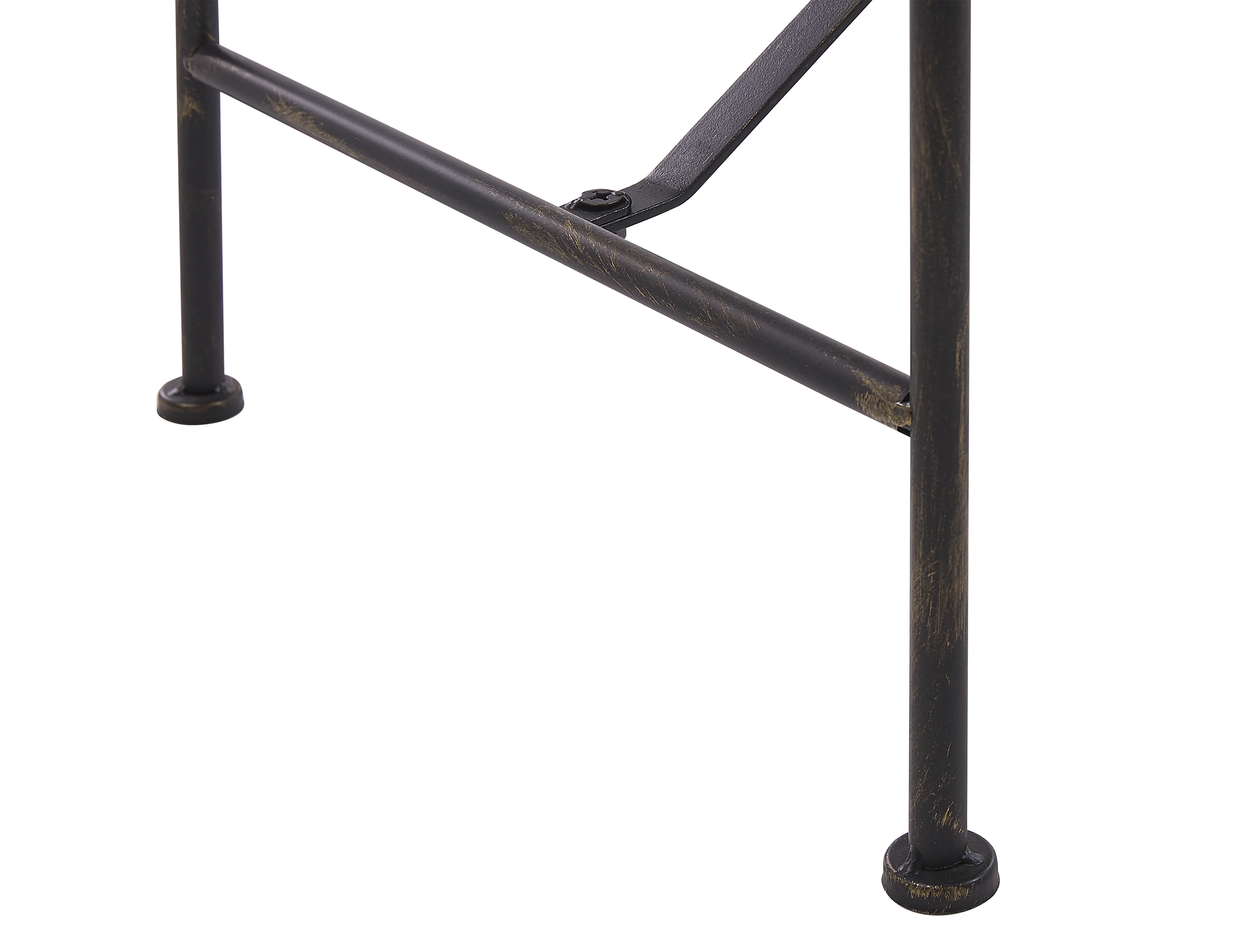 Tuinbank MILAZZO 130 cm Metaal Zwart