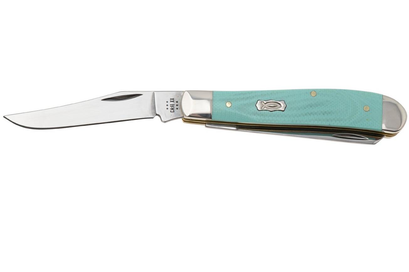 Case Mini Trapper 18101 Smooth Seafoam Green G10 10207 SS, zakmes