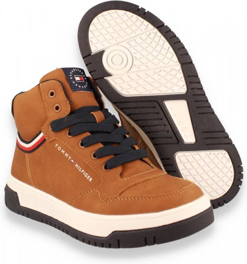 Tommy Hilfiger Kindertrainers basic Bruin