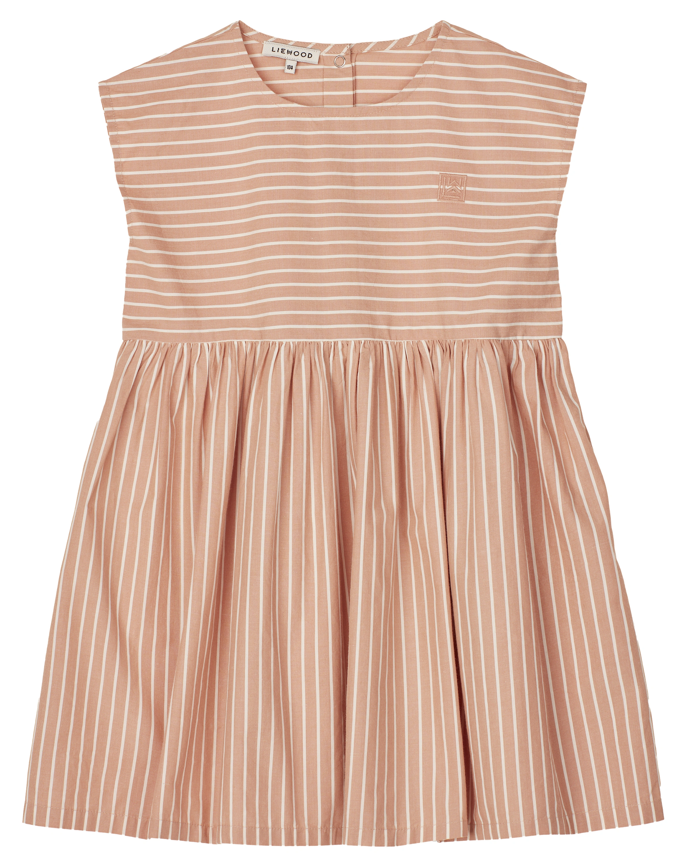 Kleid NIRA gestreift in tuscany rose