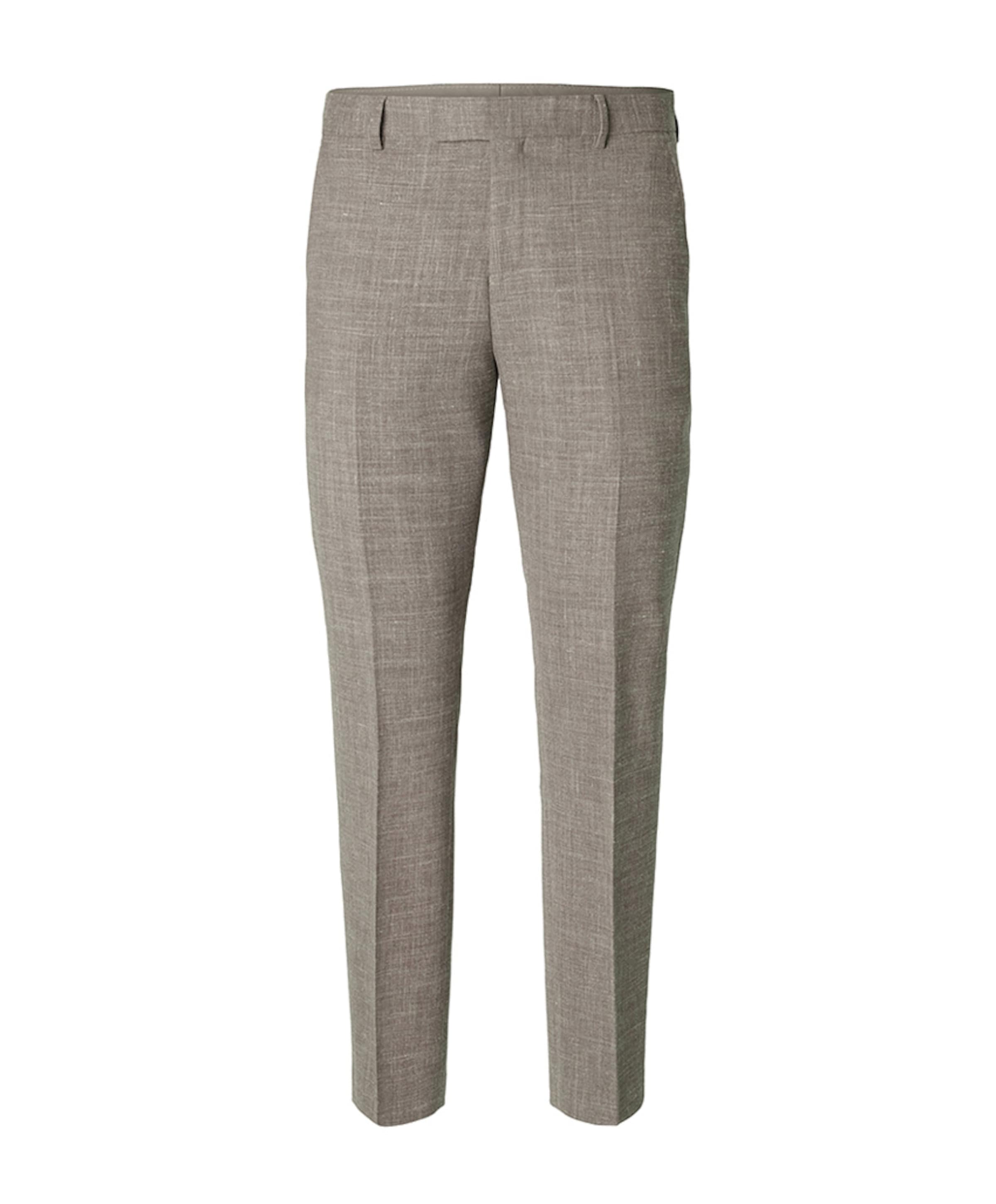 Selected SLHSLIM-OASIS LINEN TRS B NOOS pantalon bruin