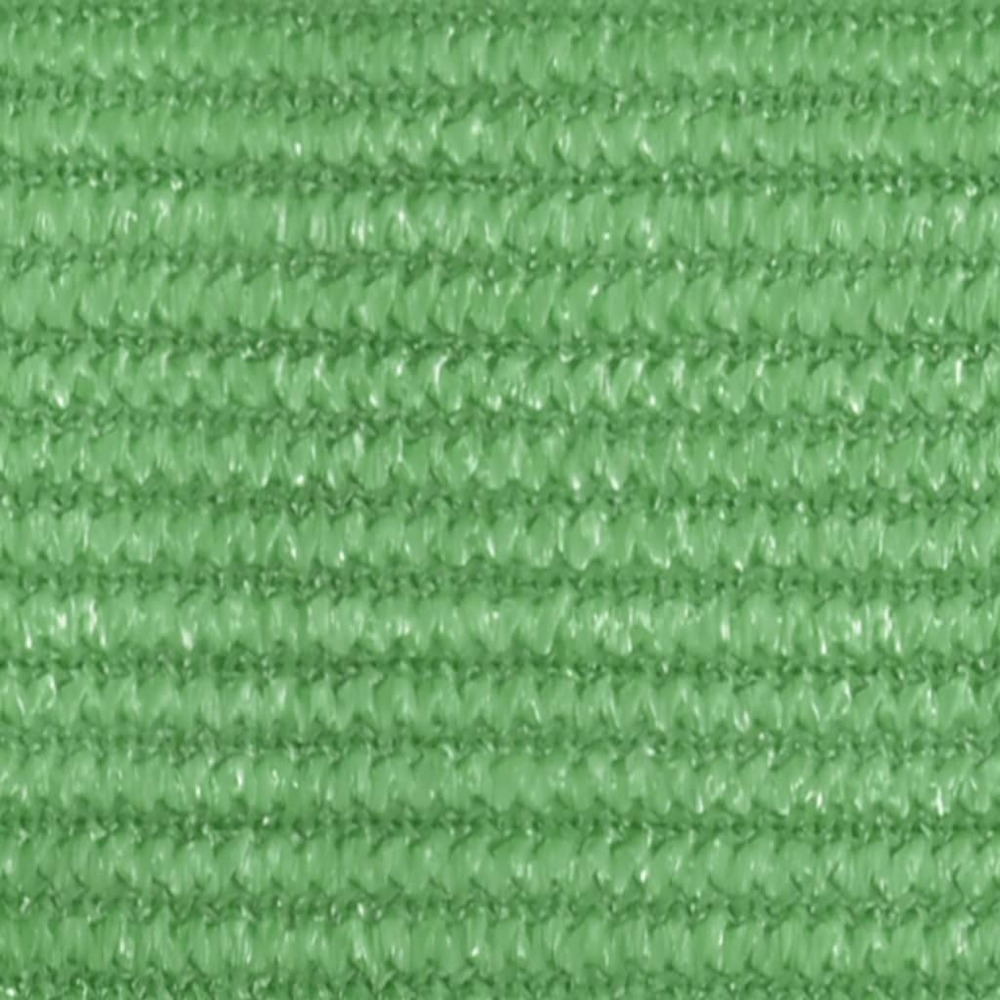 Voile toile d'ombrage parasol 160 g/m² pehd 3/4 x 3 m vert clair