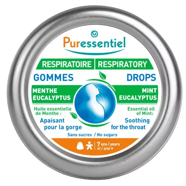 Gomas calmantes respiratórias Puressentiel 45g
