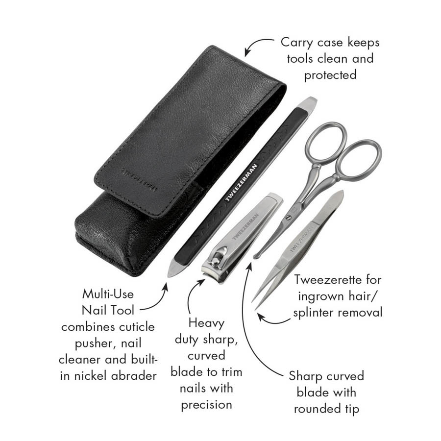 Tweezerman Gear Essential Grooming Kit