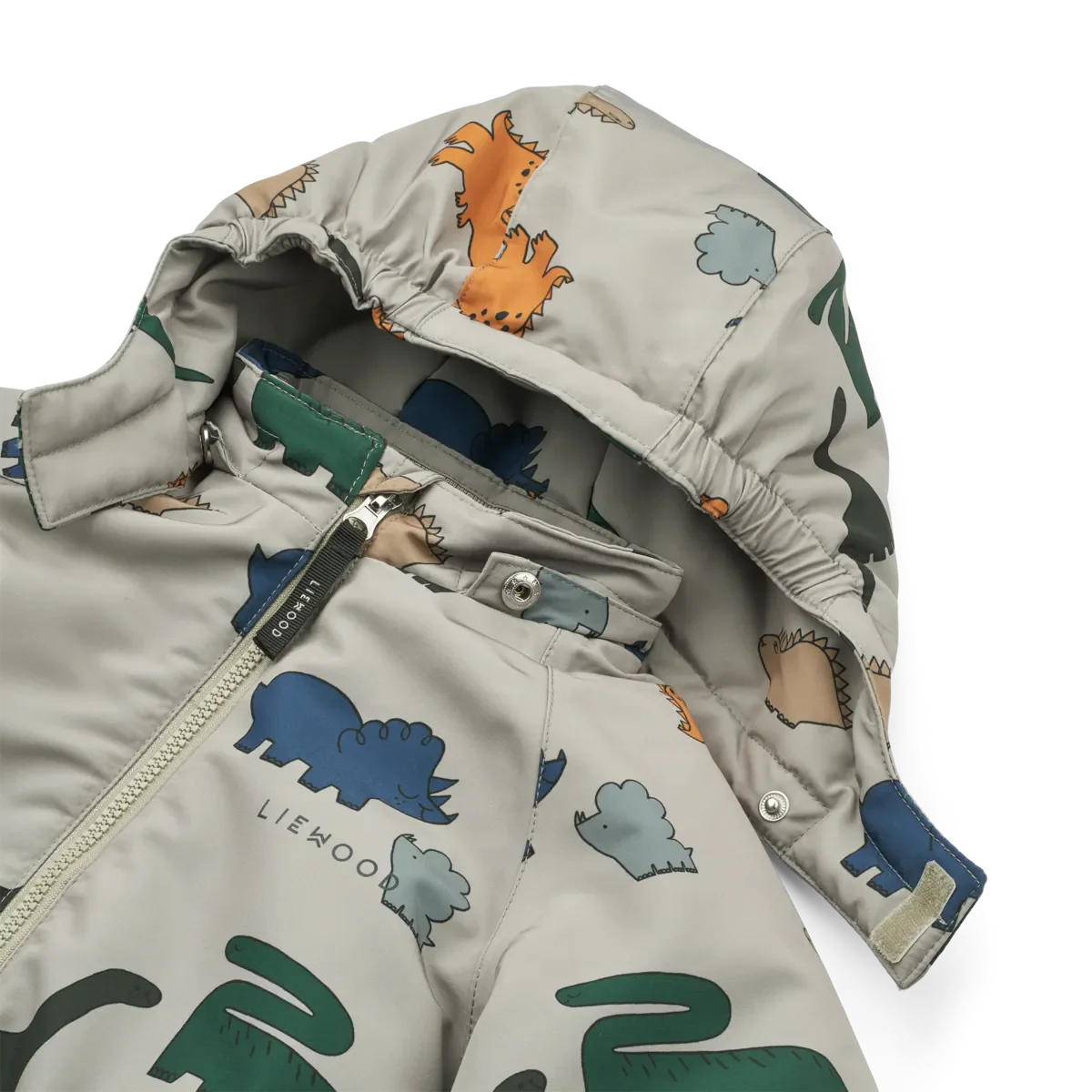 Liewood Isa Snowsuit dinosaurs mist