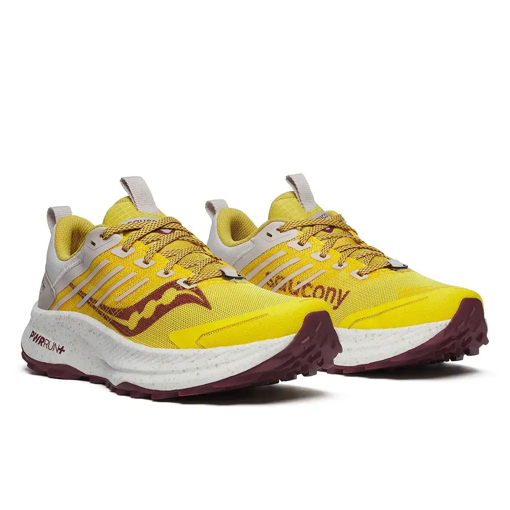 Saucony Ride TR2 Trail Hardloopschoenen Geel/Rood Dames