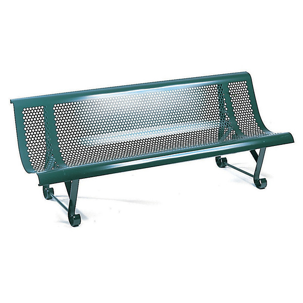 Banc acier laqué 2m