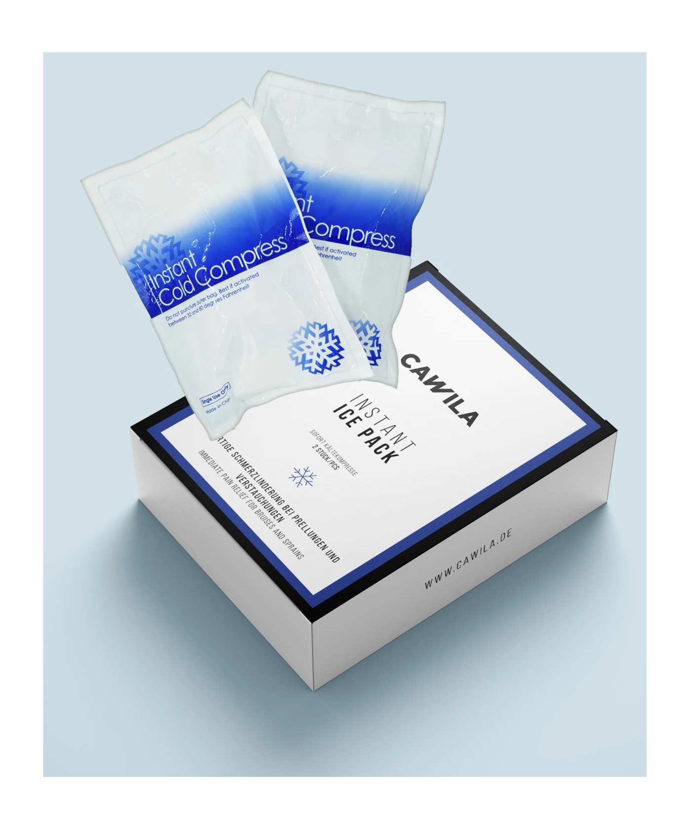 Cawila Instant ICE PACK 2 Stück 22 x 15cm