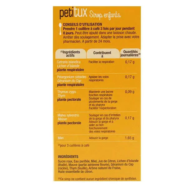 Xarope Lehning ENT Petitux 125ml