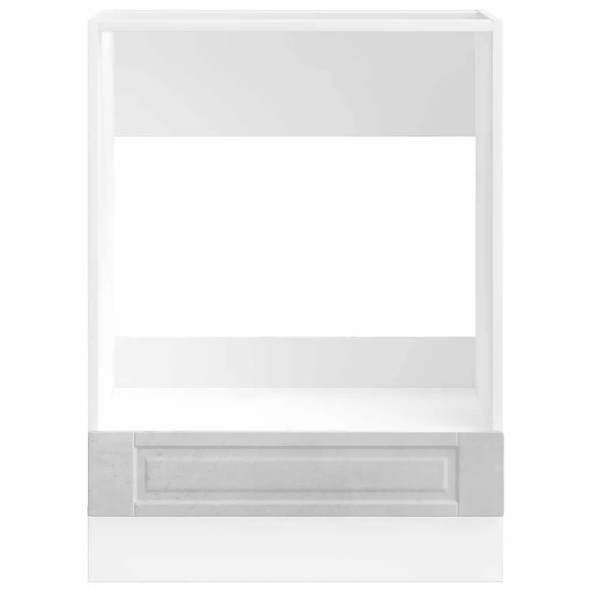 vidaXL Armoire à Four Porto Gris Béton
