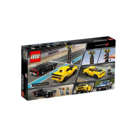 LEGO® Speed Champions 75893 2018 Dodge Challenger SRT Demon und 1970 Dodge Charger R/T