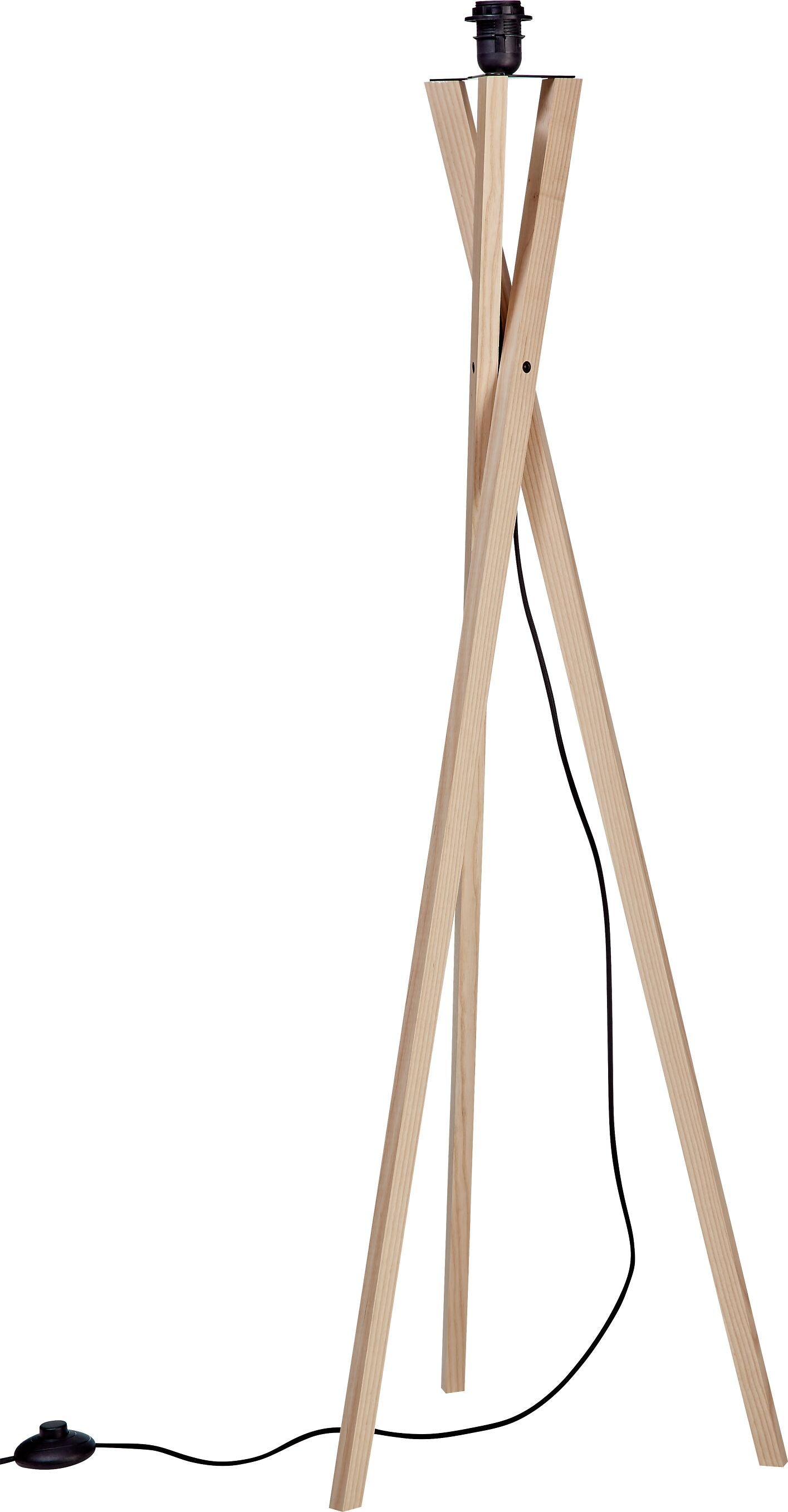 MIX&MATCH KAROL Stehleuchtenfuss - Natur / H: 120.0 cm x D: 46.0 cm
