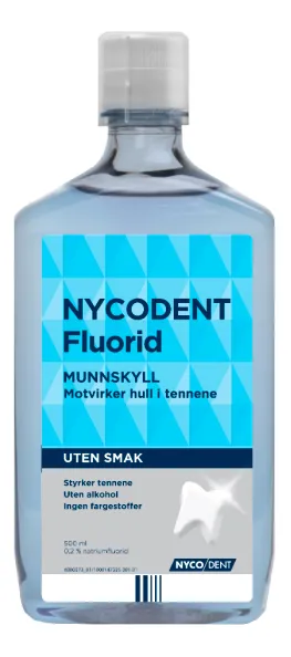 Nycodent Flourid Mundskyld 0.2% u. Smag - 500 ml.