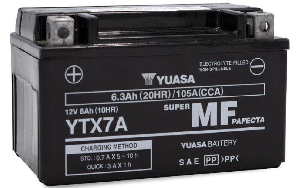 Motorradbatterie AGM 12V/6.3Ah/100AWartungsfreie Batterie