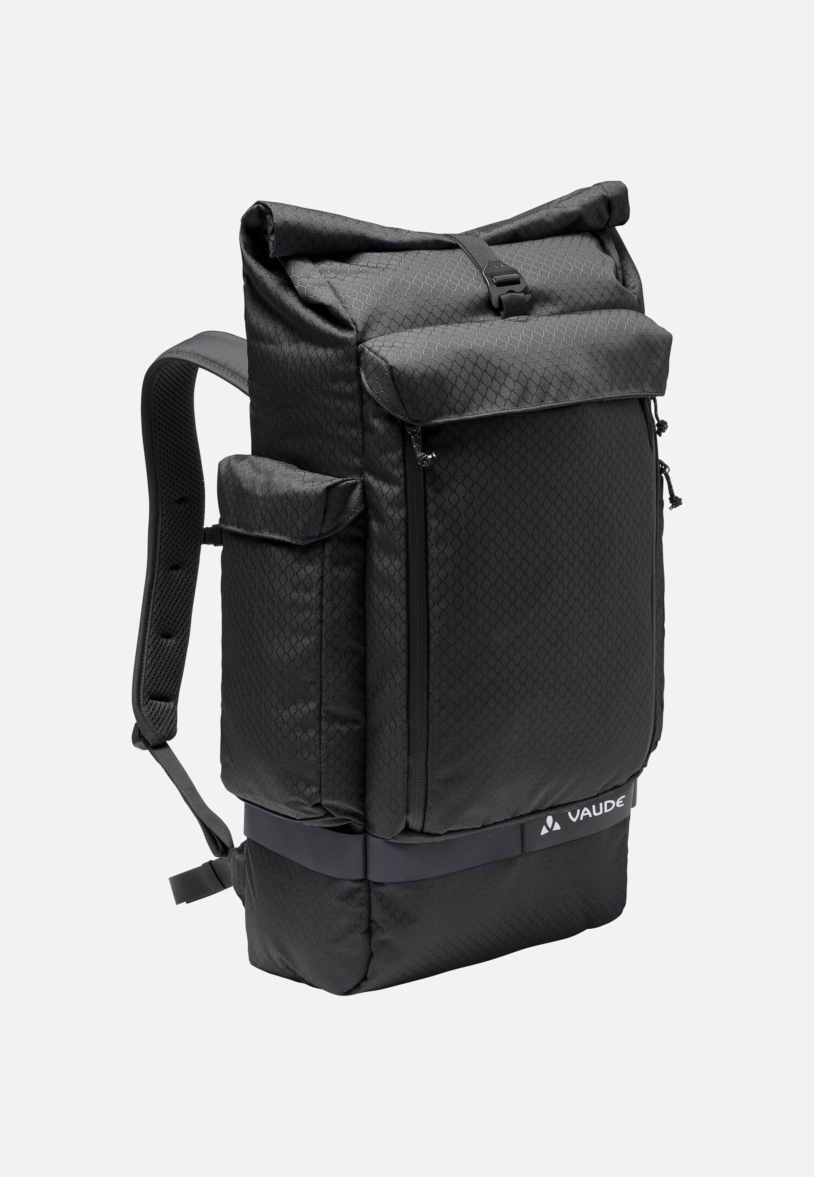 Cyclist Pack Black - Rolltop Rucksack