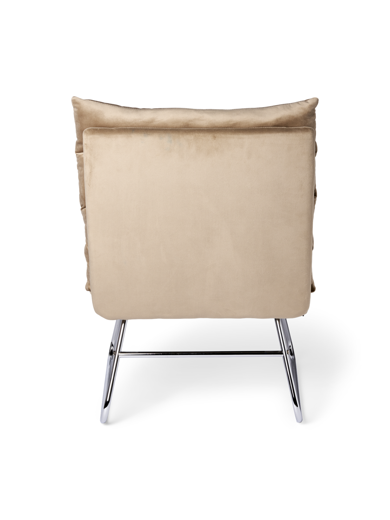 Loungestol | 55 x 61,4 x 53,9 cm. Aftagelige puder. | Sand