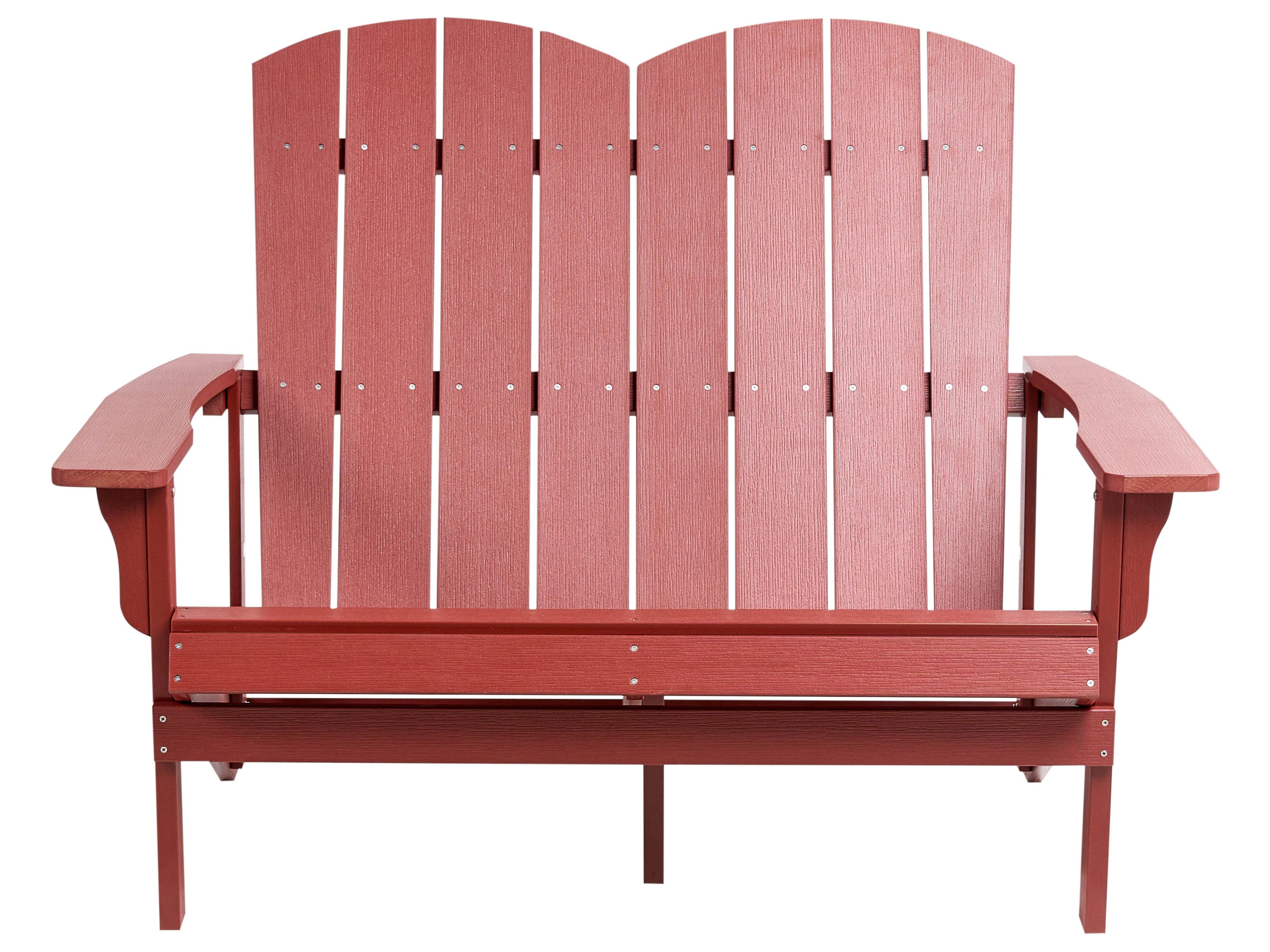 Tuinbank ADIRONDACK 125 cm Rood