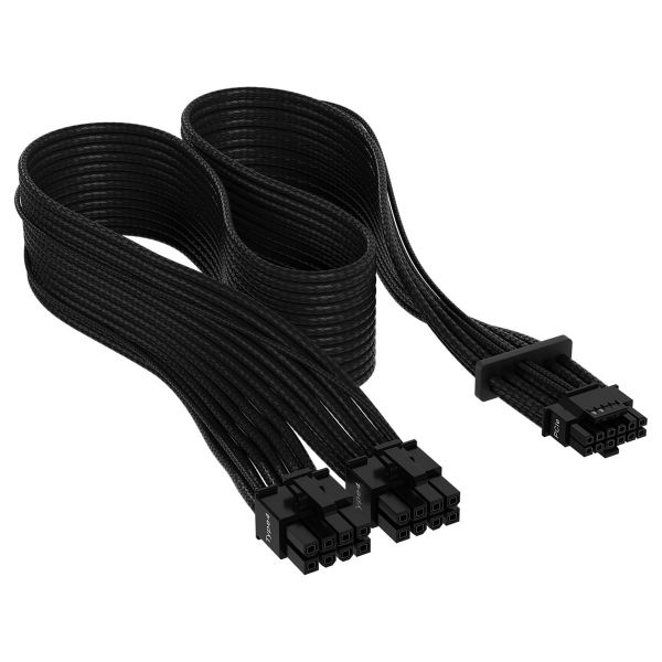 Corsair Sleeved 12 4 Pinos PCIe 5.0 12VHPWR 600W Preto