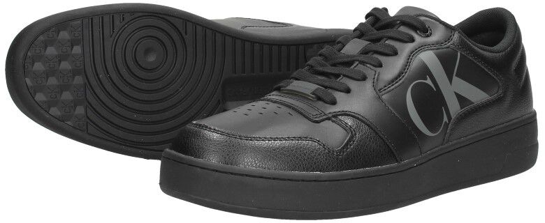 Calvin Klein Basket Cupsole Bold Mono LTH zwart