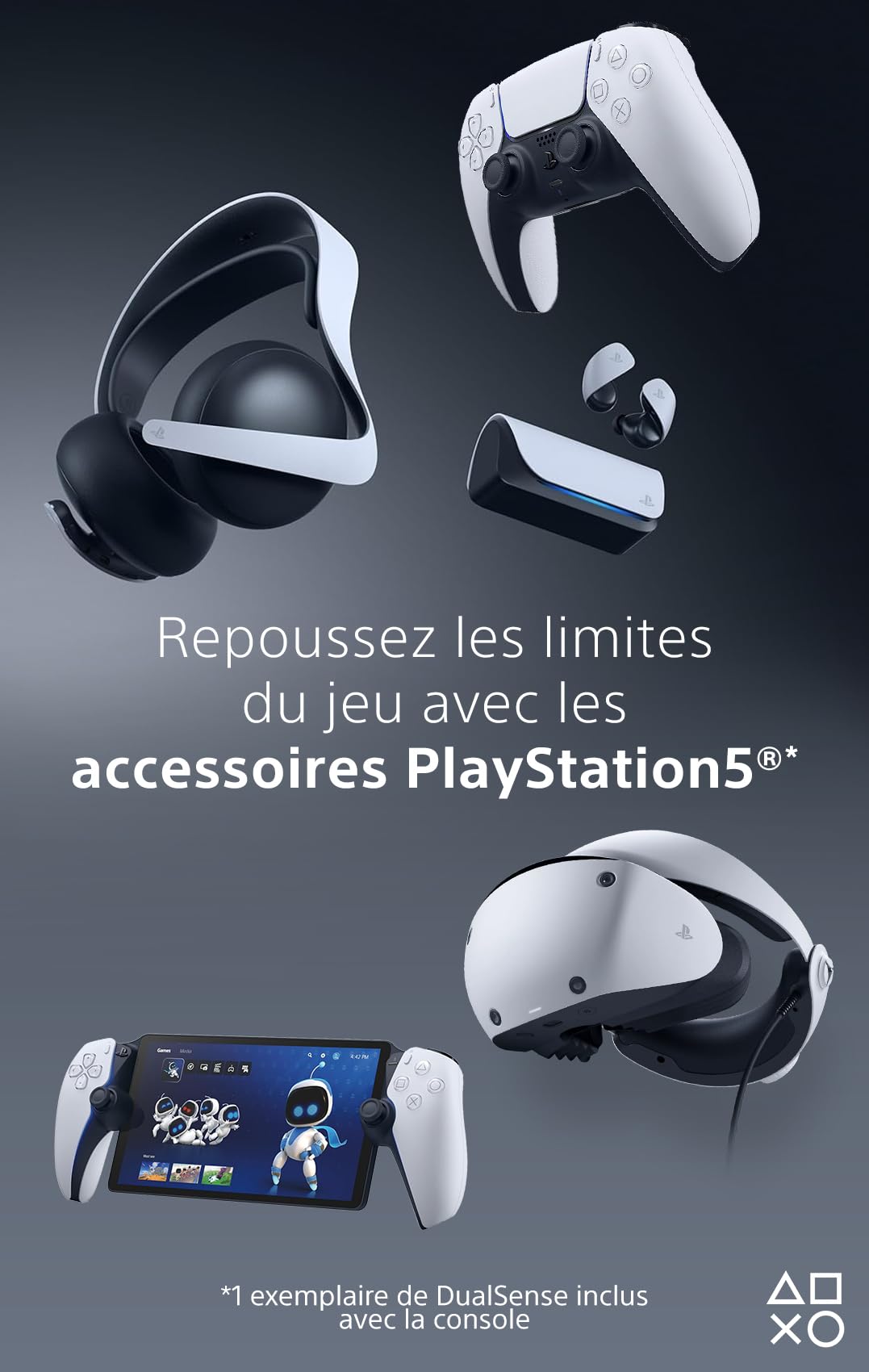 Playstation Sony, 5 Édition Numérique, PS5 avec 1 Manette Sans Fil DualSense, Couleur : Blanche - Marque Blanc Caractéristiques lecteur Blu