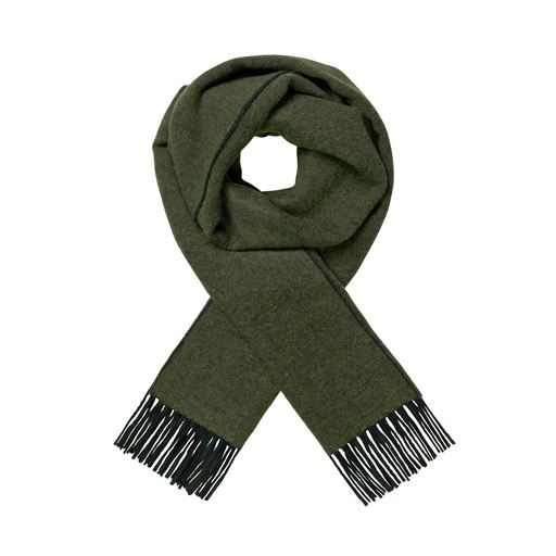 MJM Double 42 Wool Halstørklæde, Army
