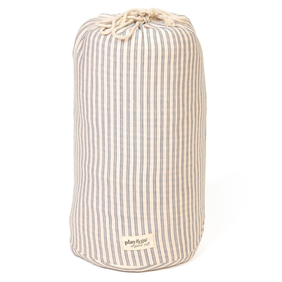play&go baby speelkleed en draagtas noomad soft - stripes blue