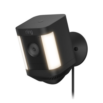Ring Spotlight Camera Plus Plug-in Zwart