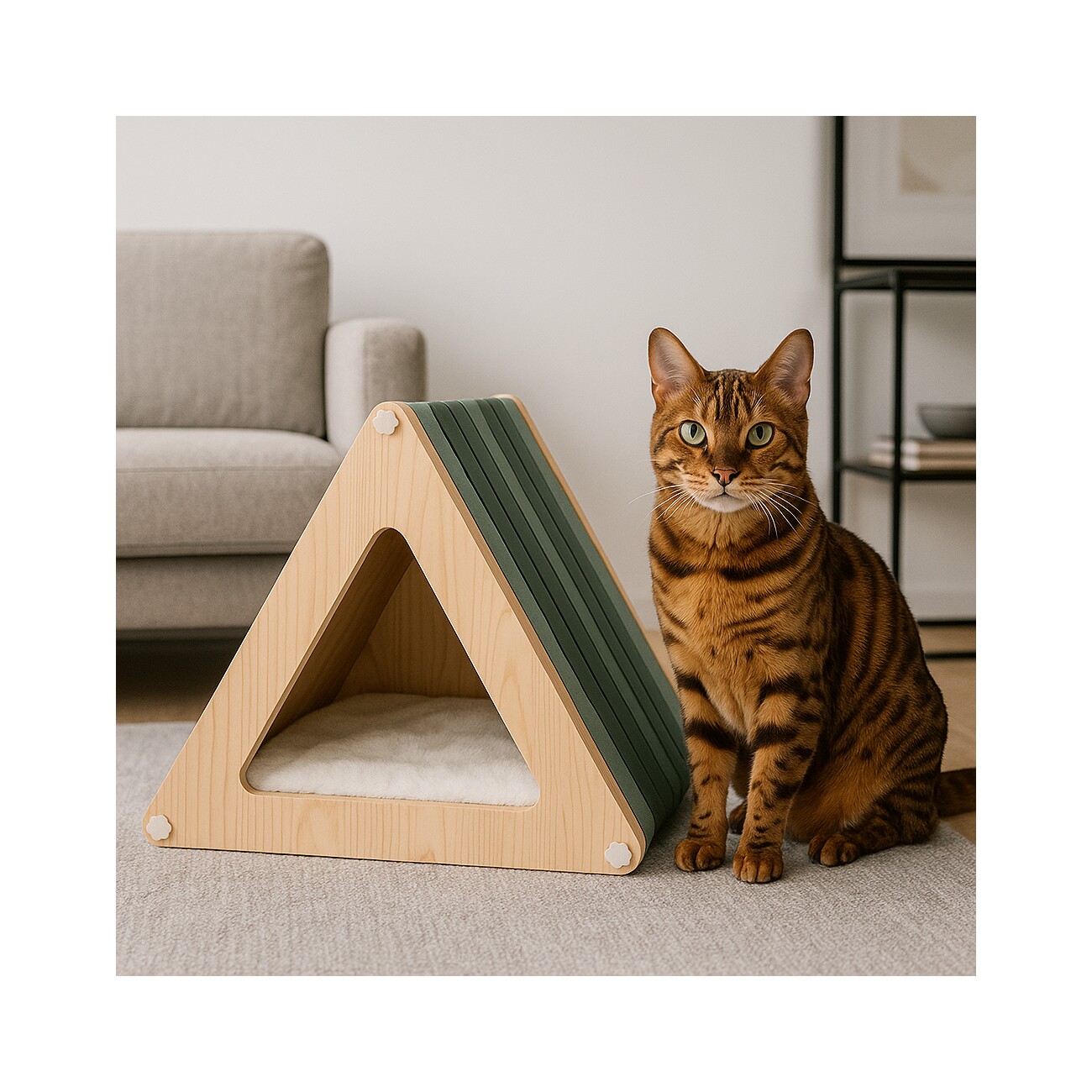 MORE Triangle Katzenhaus