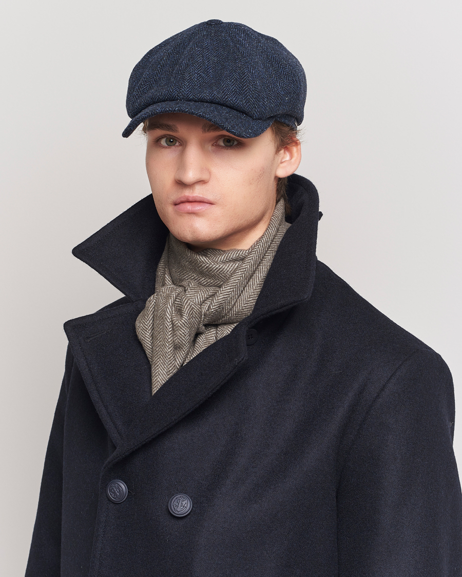 Wigéns Newsboy Classic Shetland Wool Navy