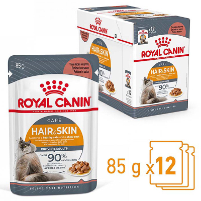 Royal Canin Hair & Skin in Sauce 12x85g