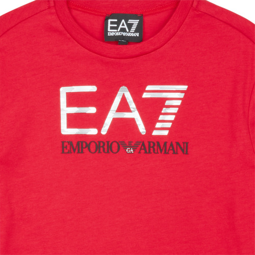 Emporio Armani EA7 - VISIBILITY TSHIRT - Rouge