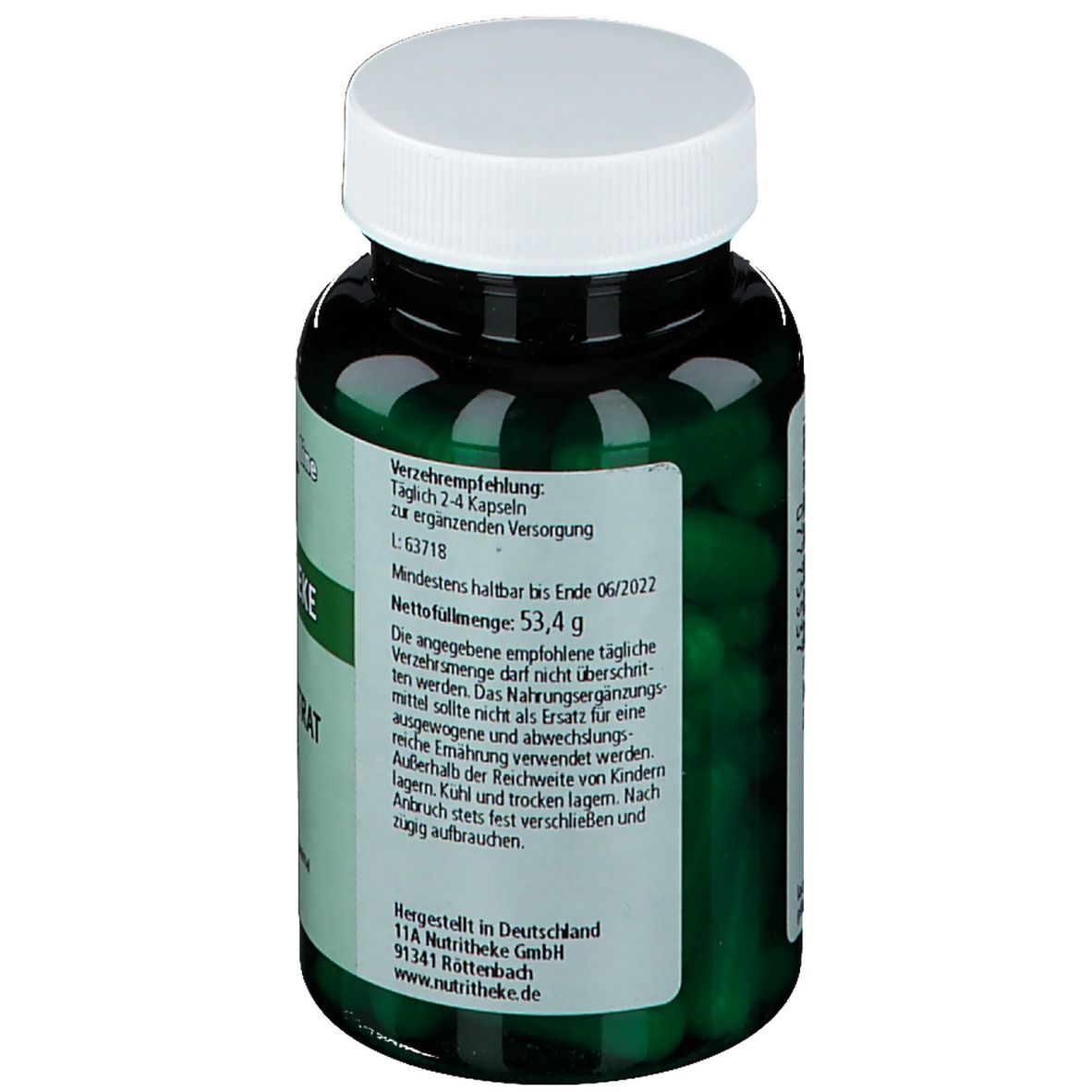green line NUTRITHEKE Kalium Citrat