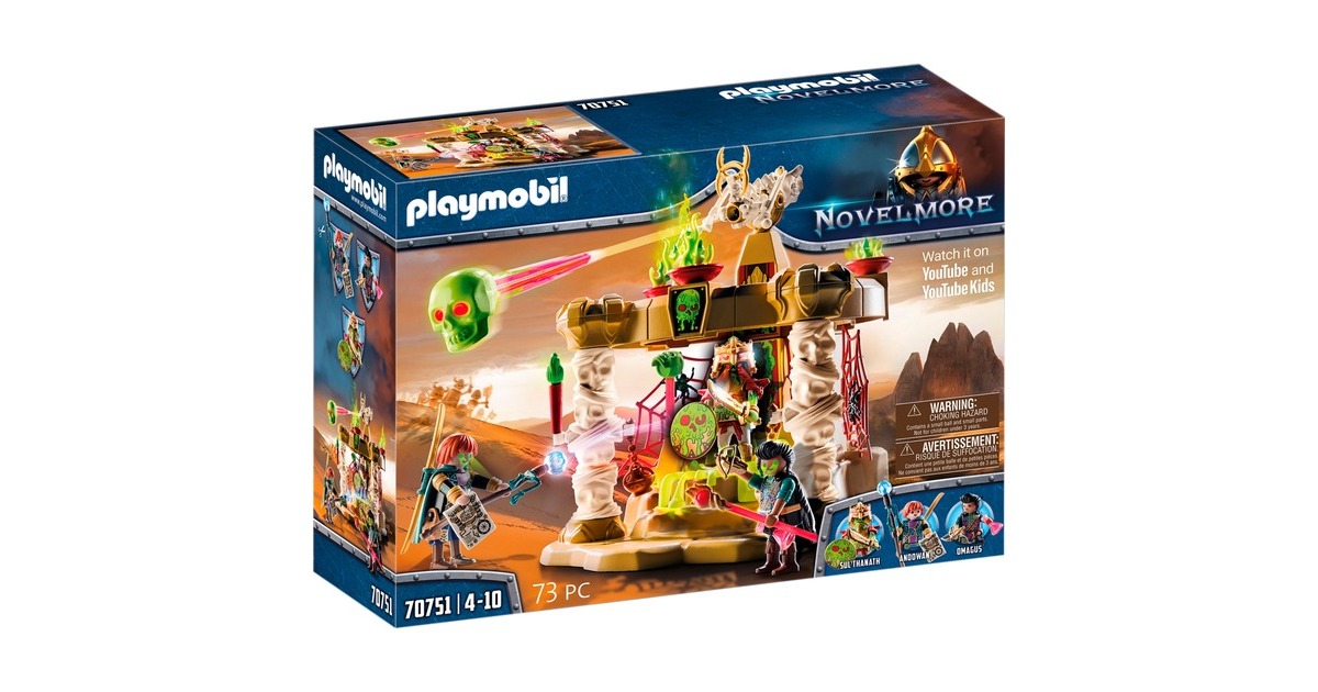 PLAYMOBILNovelmore - Sal'ahari Sands - Tempel van het skelettenleger Constructiespeelgoed  (70751)