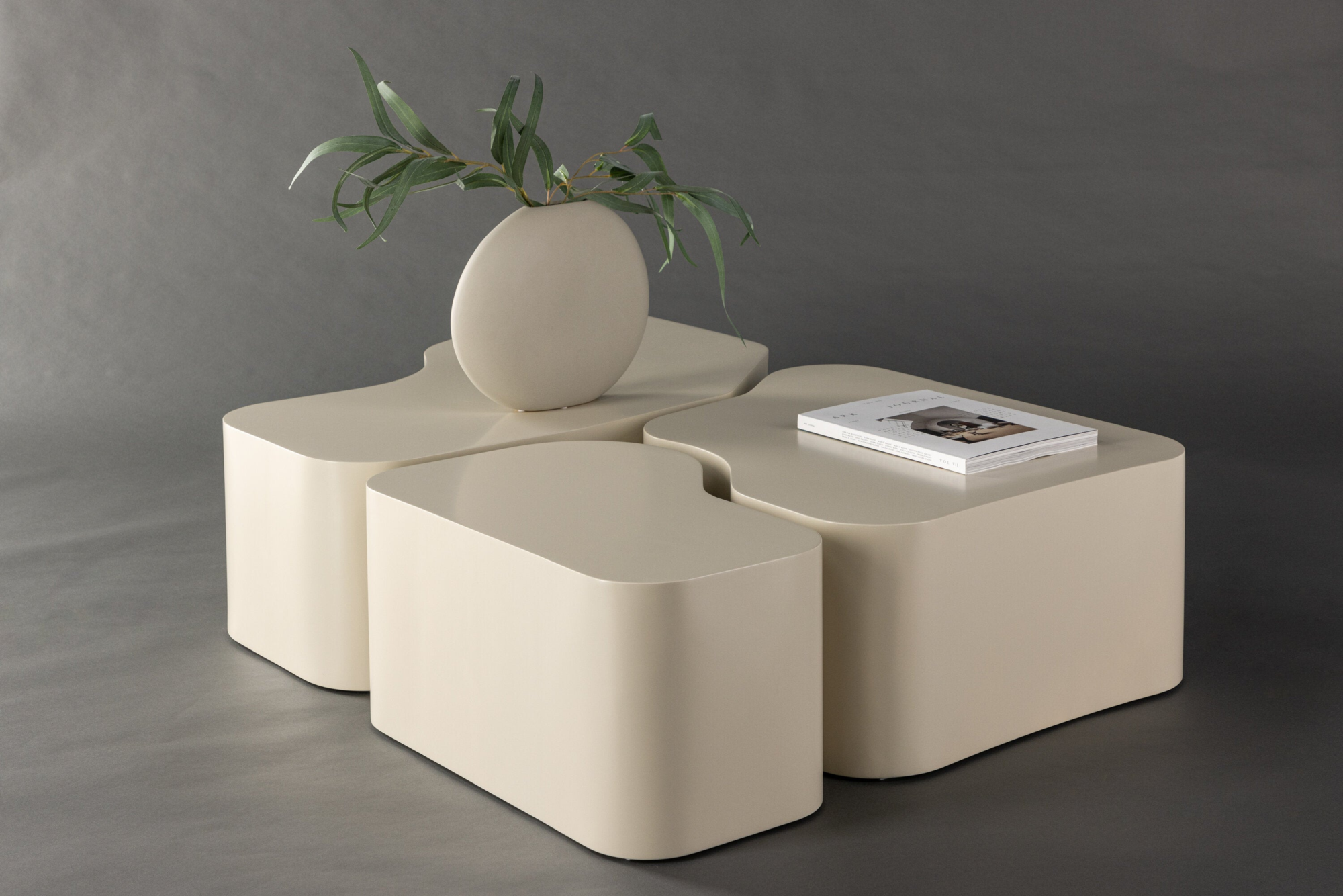 Sahale Salontafel - 92 x 70 cm - Beige