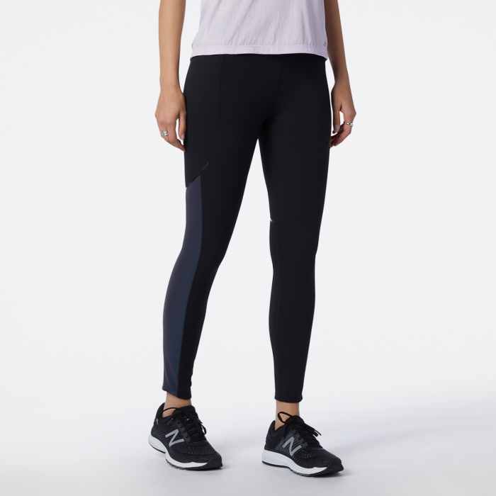 New Balance Dame Lange tights PMV Shutter Speed Tight Sort