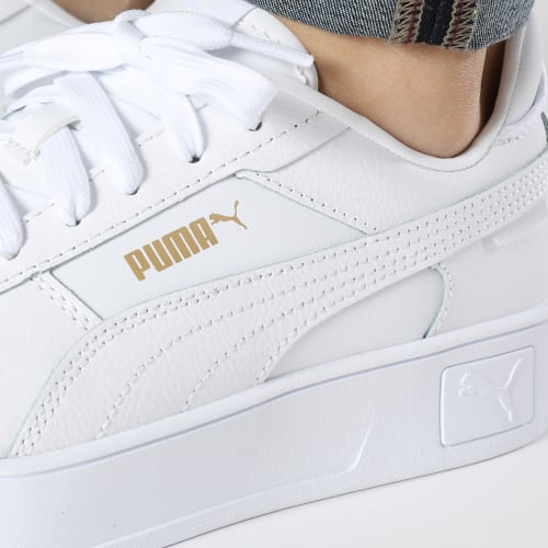 Baskets Femme Carina Street 389390 Puma White Puma Gold