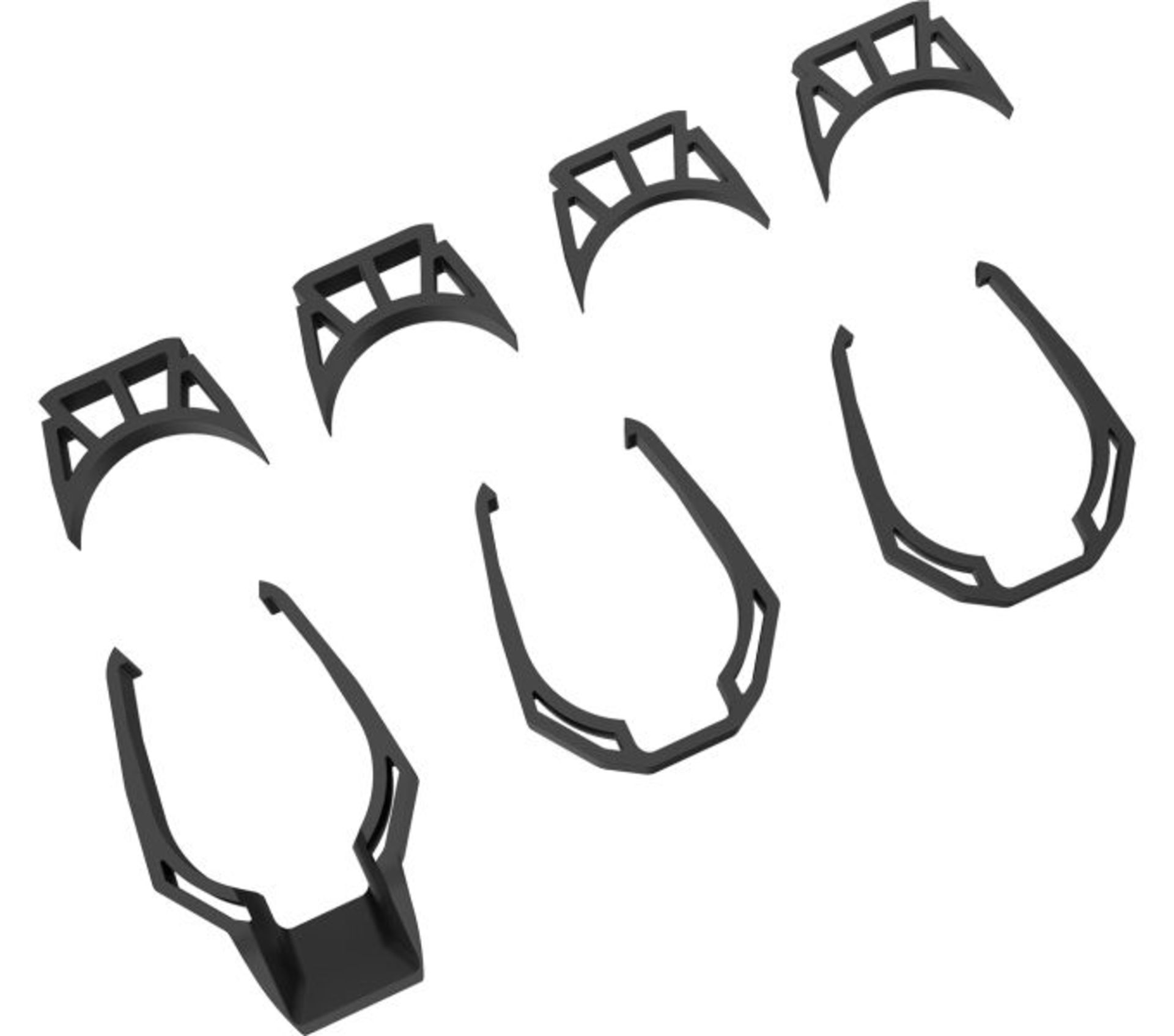 Pro  Vibe Evo Nylon Spacerset 5/10/15mm Zwart