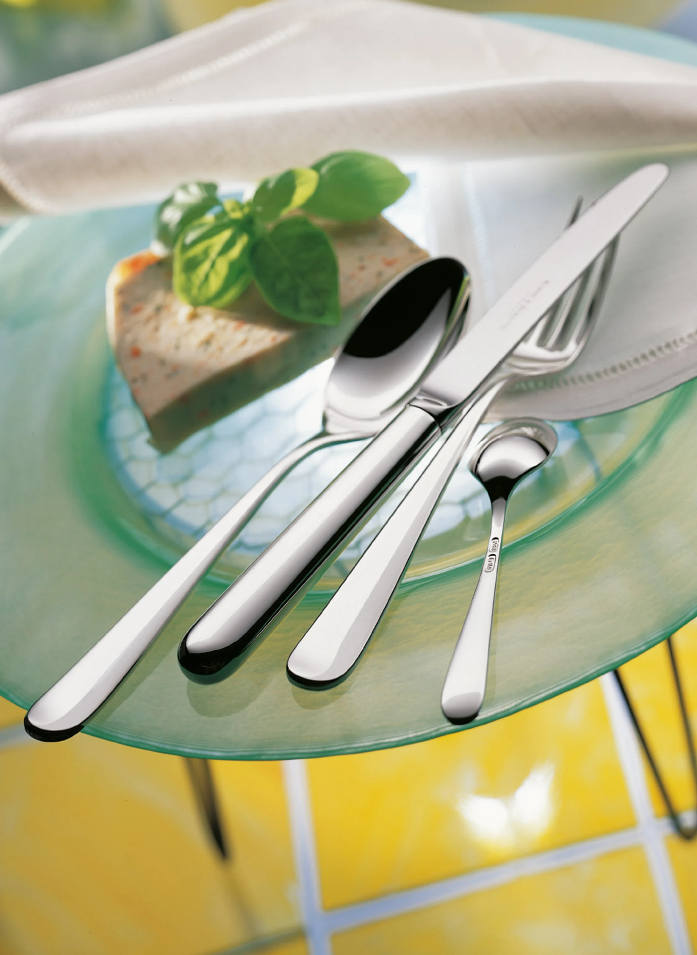 ROBBE & BERKING 4-tlg. Besteckset DANTE (150g versilbert)