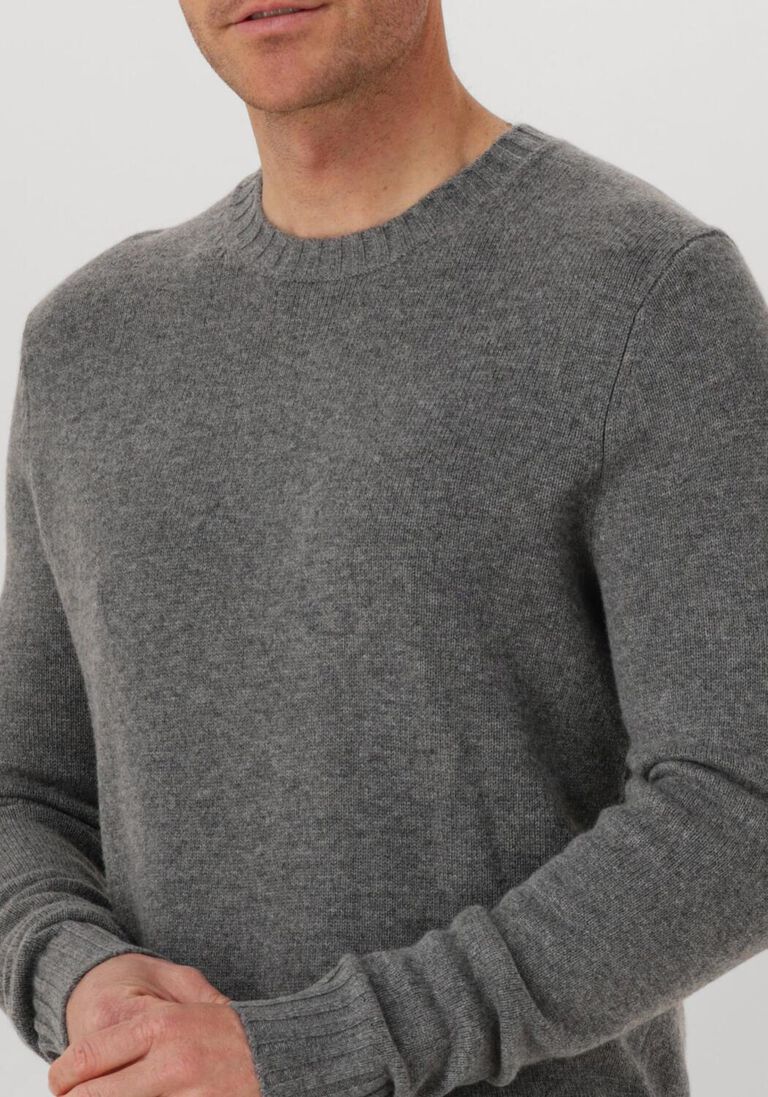 grijze leurink knit trui rifredo o-neck