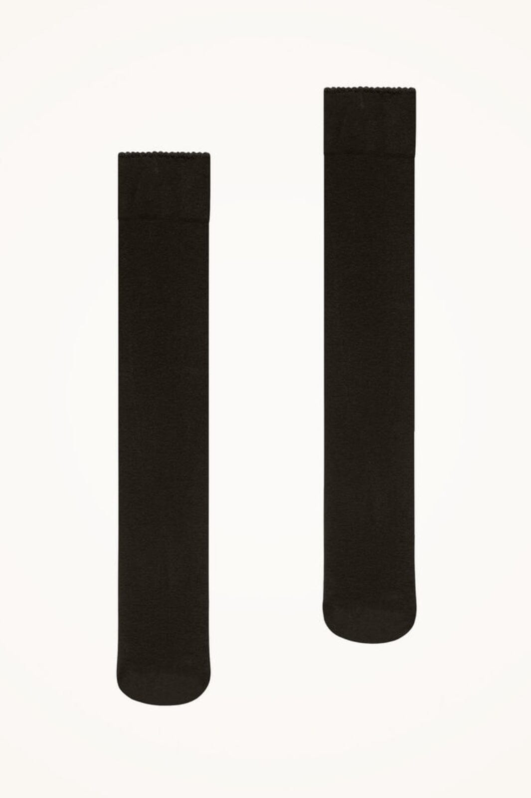 Wolford Velvet De Luxe 50 Knee-highs 7212 nearly black