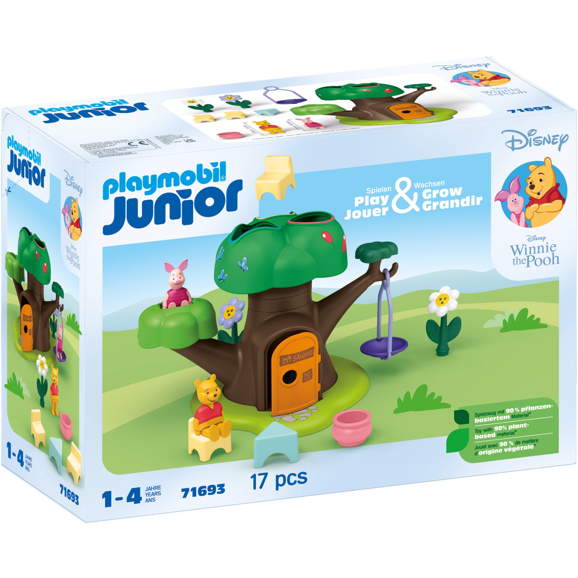 PLAYMOBIL Konstruktionsspielzeug Junior & Disney: Winnies & Ferkels Baumhaus