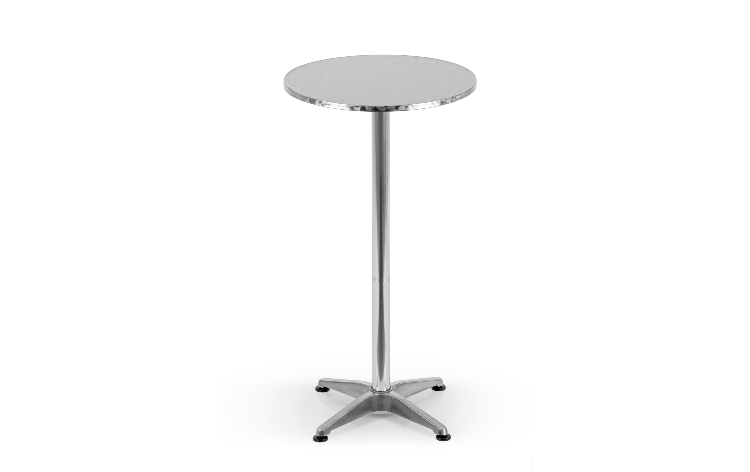 Bartisch klappbar, 115 x 60 cm, SilberRunder Stehtisch