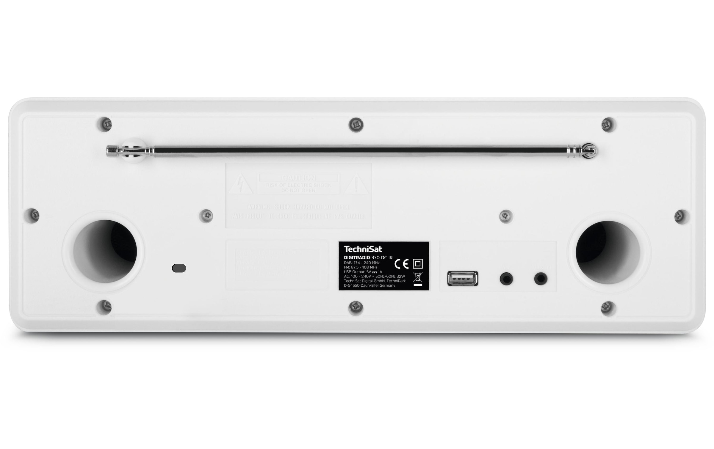 TechniSat Digitalradio (DAB+) »DigitRadio 370 CD IR« ( ) CD-Player, Display, Equalizer, Fernbedienung, Senderspeicher
