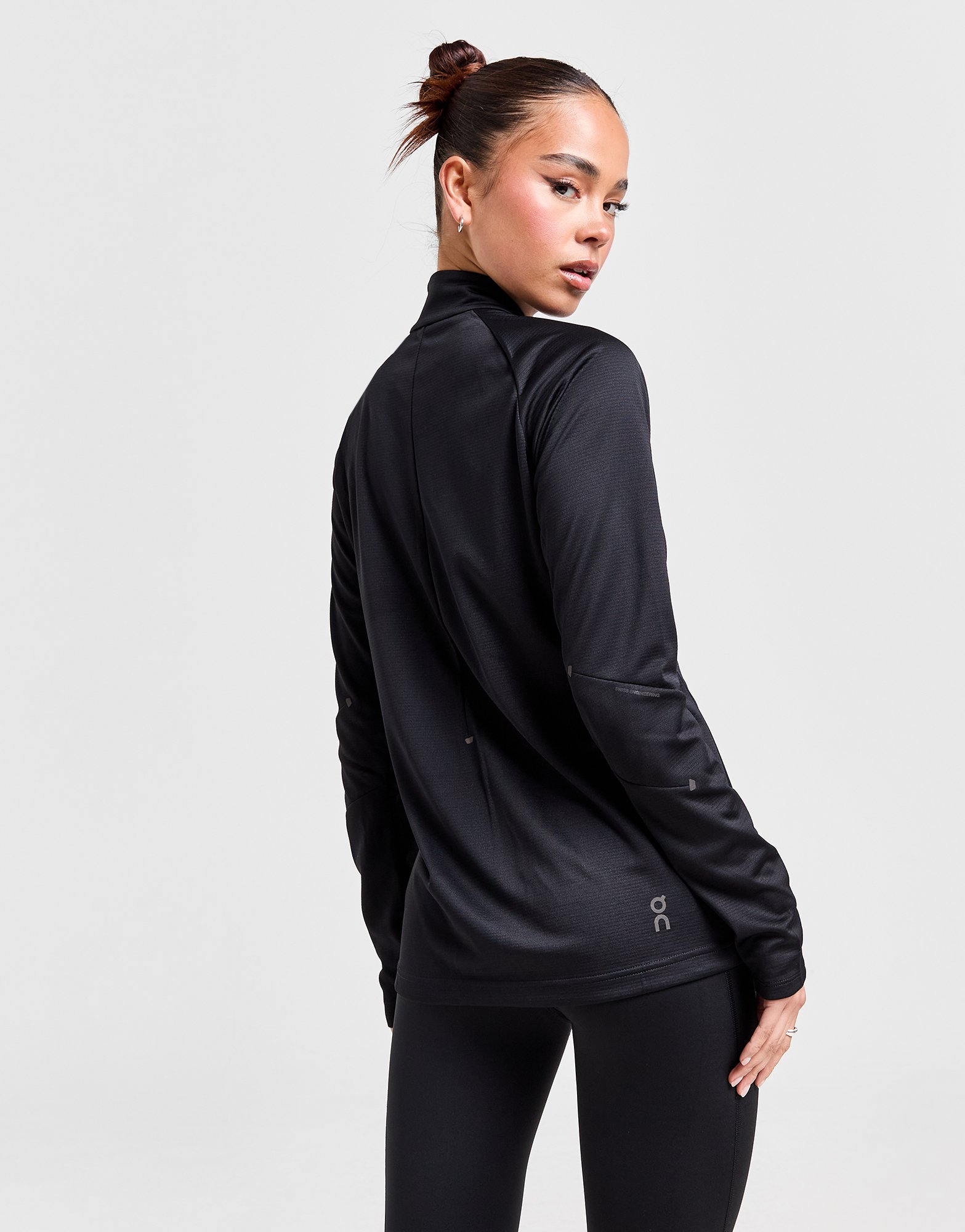 On Running Haut Zippé Climate Femme