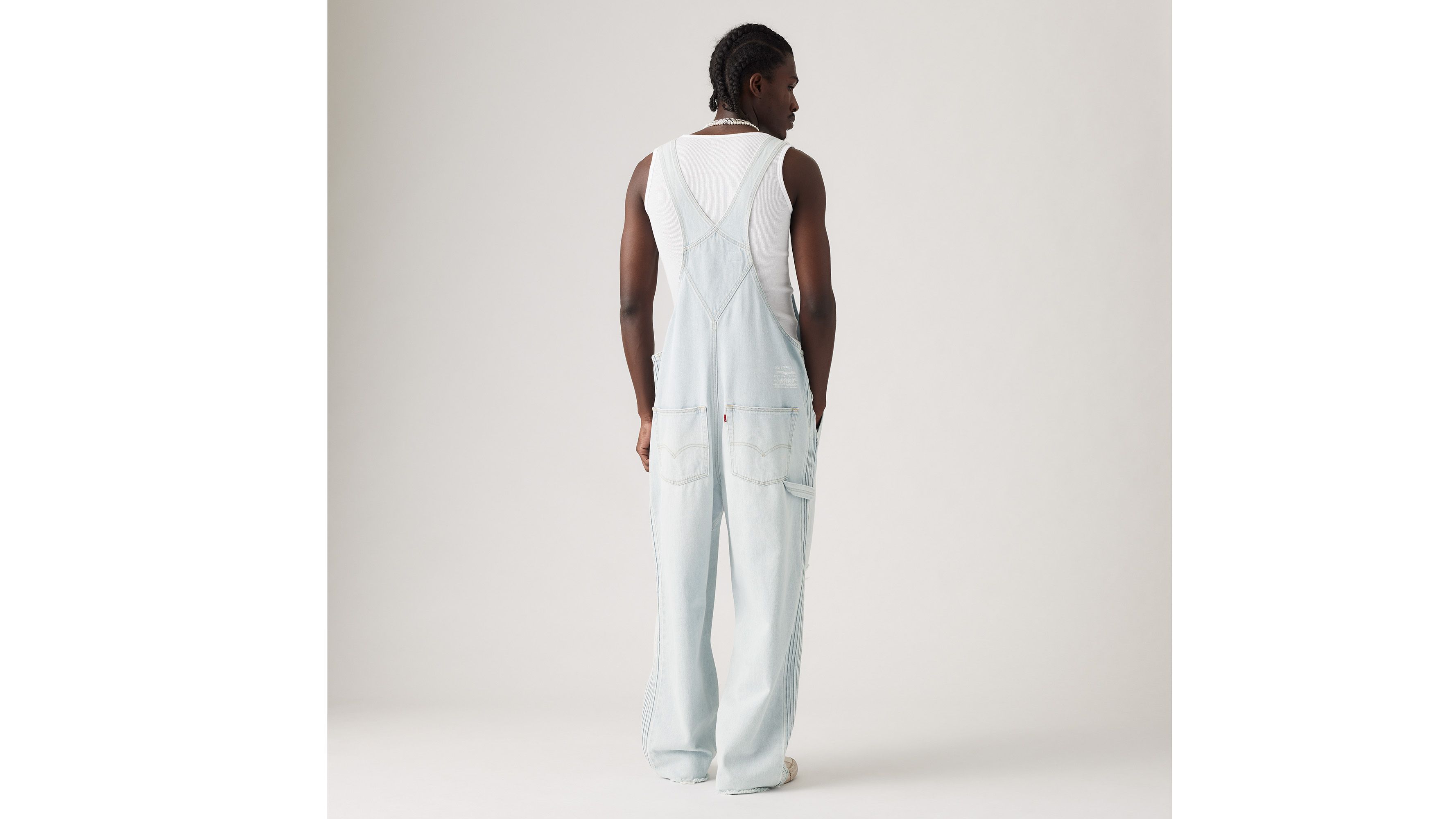 Levi's® x ERL Salopette Denim - Light Indigo - Bleu