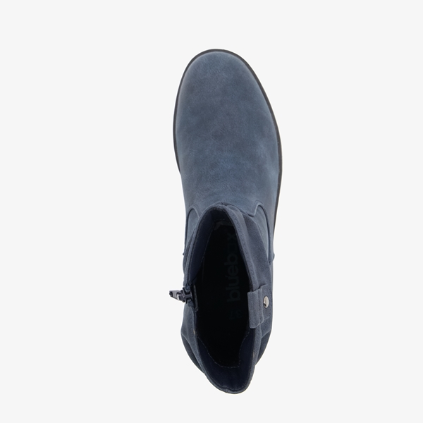 Blue Box dames enkellaarsjes donkerblauw
