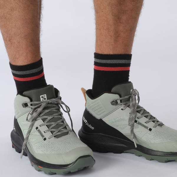 Chaussure de randonnée mid SALOMON OUTPULSE MID GORE-TEX WROUGHT IRON/BLA