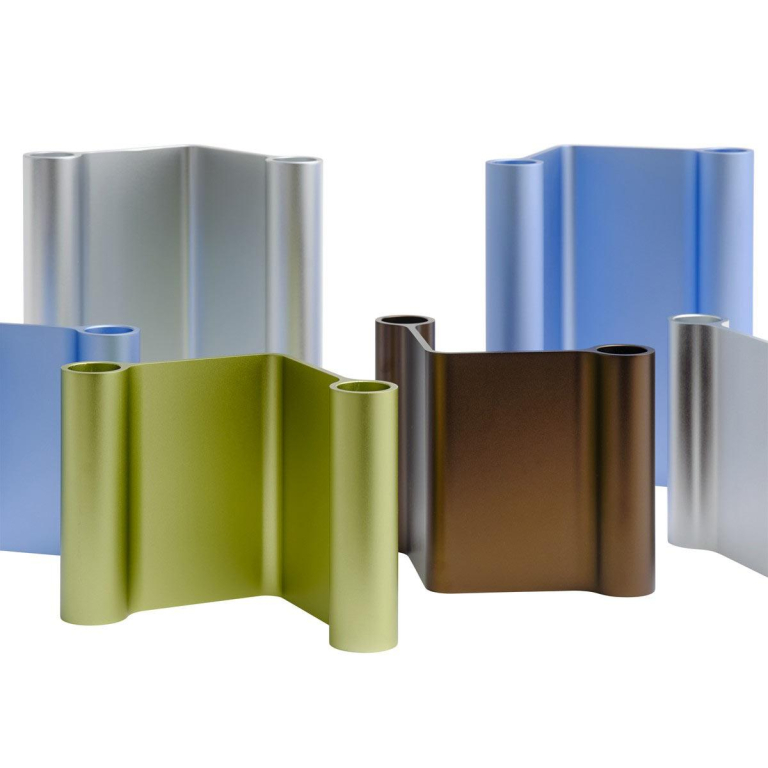 Muuto Pair kandelaar 18cm zilver
